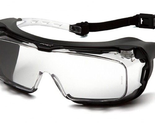 Protective goggles Cappture ES9910STMRG with Rubber Gasket, anti-fog - clear