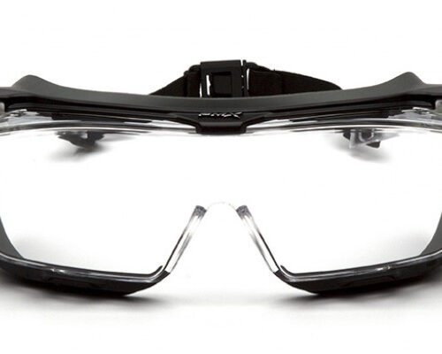 Protective goggles Cappture ES9910STMRG with Rubber Gasket, anti-fog - clear