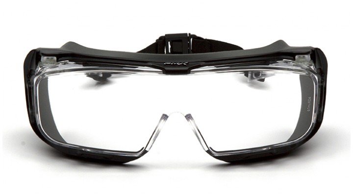 Protective goggles Cappture ES9910STMRG with Rubber Gasket, anti-fog - clear