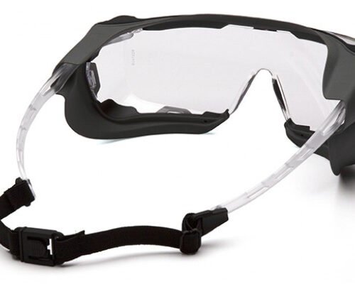 Protective goggles Cappture ES9910STMRG with Rubber Gasket, anti-fog - clear