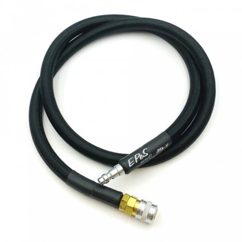 EPeS HPA S a F Braided Hose, 80cm, QD Foster - Grey