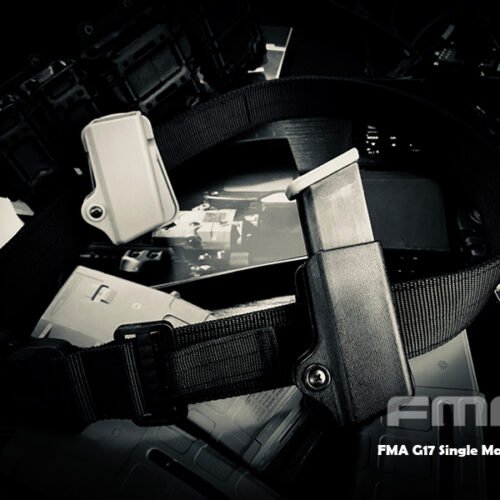 FMA Plastic Pouch for Pistol Magazine 9mm Luger - Black