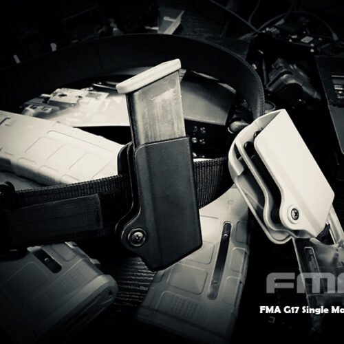 FMA Plastic Pouch for Pistol Magazine 9mm Luger - Black