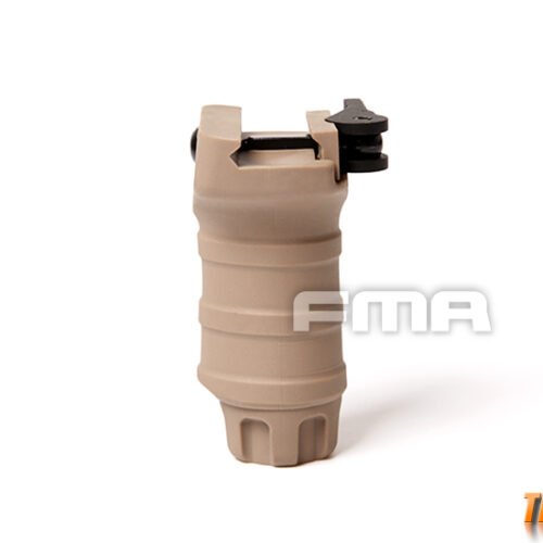 FMA Short Vertical STUBBY Grip with QD RIS Rail Mount - Tan