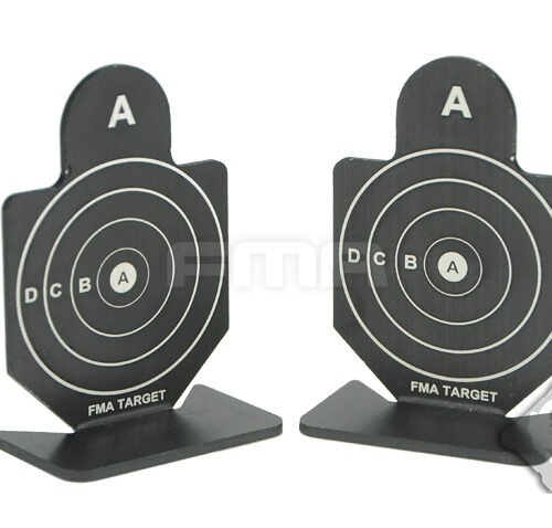FMA Set of Aluminum Targets Type A, 6 pcs - Black