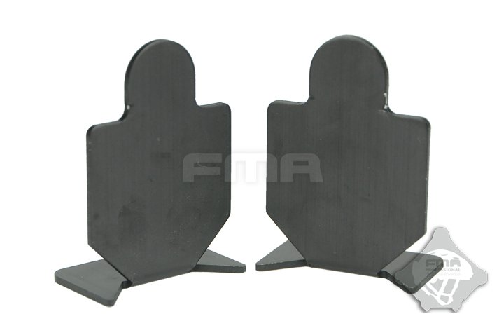 FMA Set of Aluminum Targets Type B, 6 pcs - Black