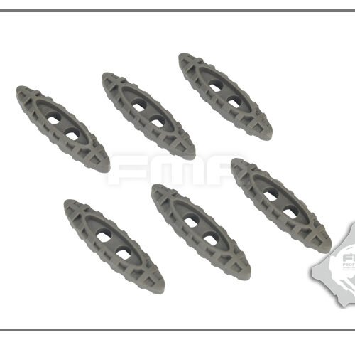 FMA Nylon Drawcord Puller Lock, 6 pcs - Green