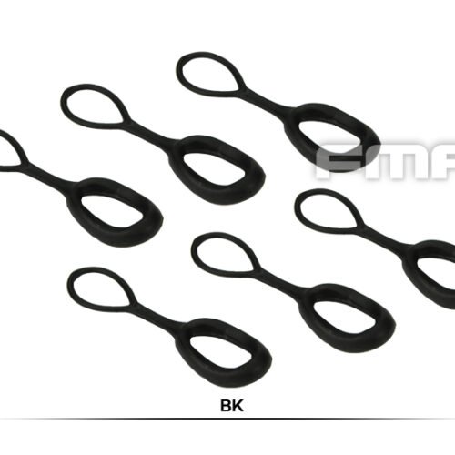 FMA Enlarged Zipper Slider Puller, 6 pcs - Black