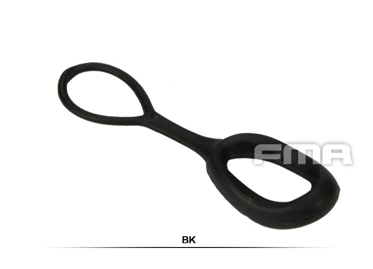 FMA Enlarged Zipper Slider Puller, 6 pcs - Black