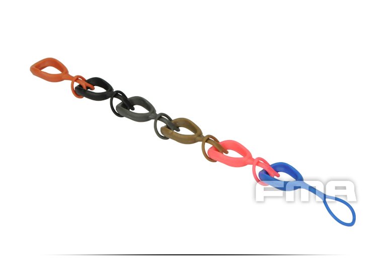 FMA Enlarged Zipper Slider Puller, 6 pcs - Black