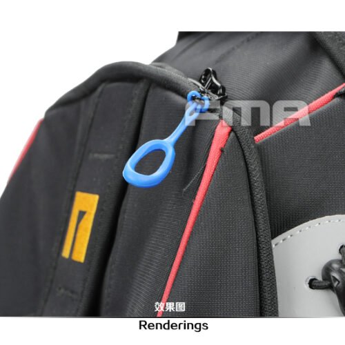 FMA Enlarged Zipper Slider Puller, 6 pcs - Black