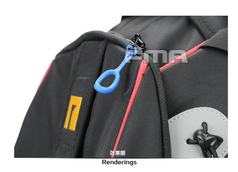 FMA Enlarged Zipper Slider Puller, 6 pcs - Tan