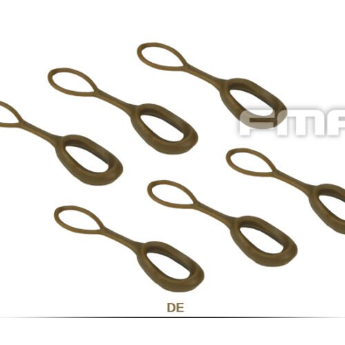 FMA Enlarged Zipper Slider Puller, 6 pcs - Tan