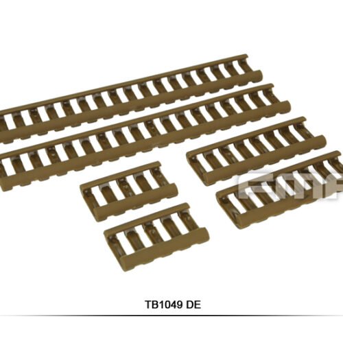 FMA Rubber Ladder Z70 RIS Rail Cover, 6 Pieces - Tan