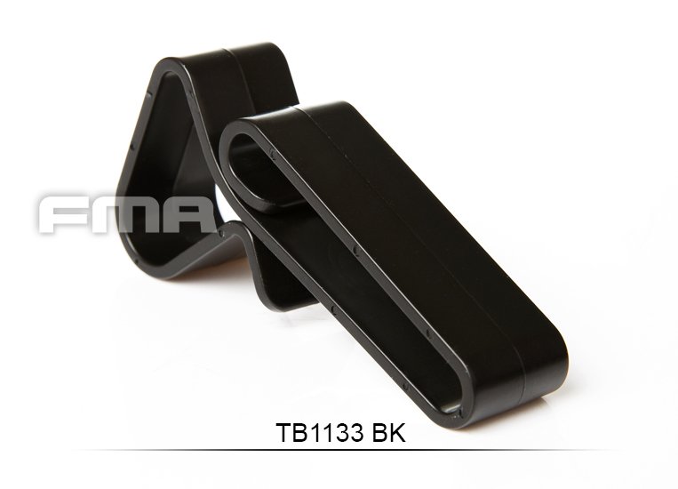 FMA ABS Universal Hook / Hanger for MOLLE and Belt, 3 pcs - Black