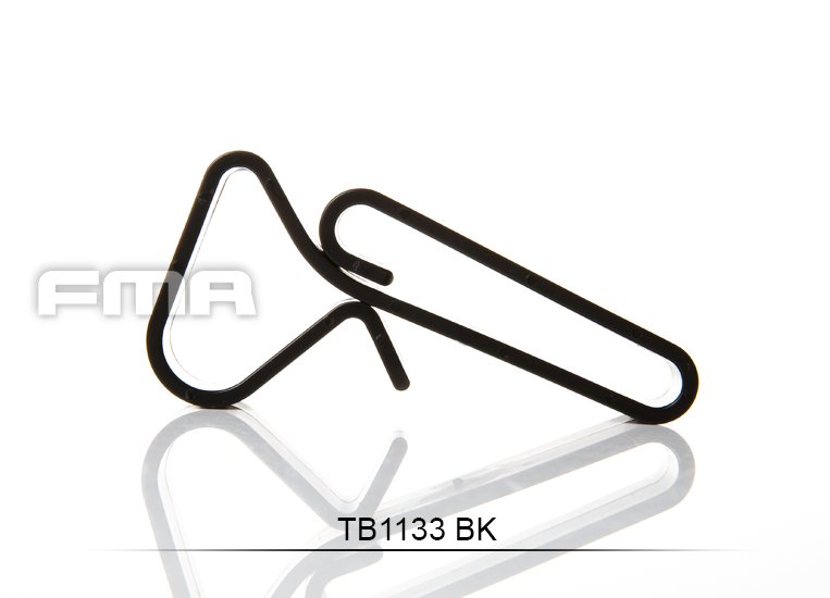 FMA ABS Universal Hook / Hanger for MOLLE and Belt, 3 pcs - Black