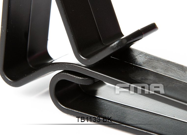 FMA ABS Universal Hook / Hanger for MOLLE and Belt, 3 pcs - Black