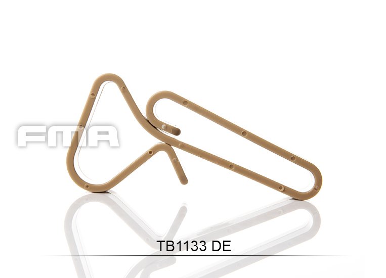 FMA ABS Universal Hook / Hanger for MOLLE and Belt, 3 pcs - Tan