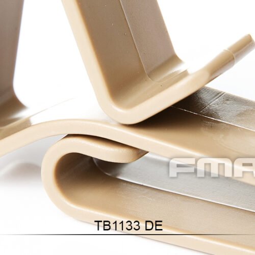 FMA ABS Universal Hook / Hanger for MOLLE and Belt, 3 pcs - Tan