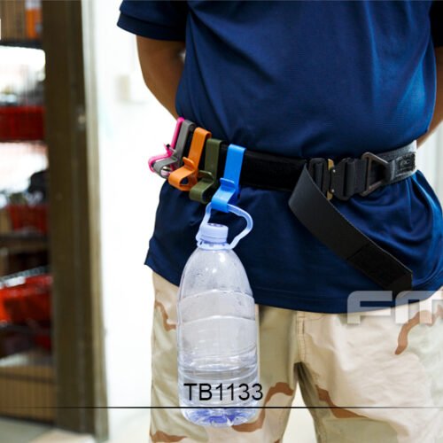 FMA ABS Universal Hook / Hanger for MOLLE and Belt, 3 pcs - Green