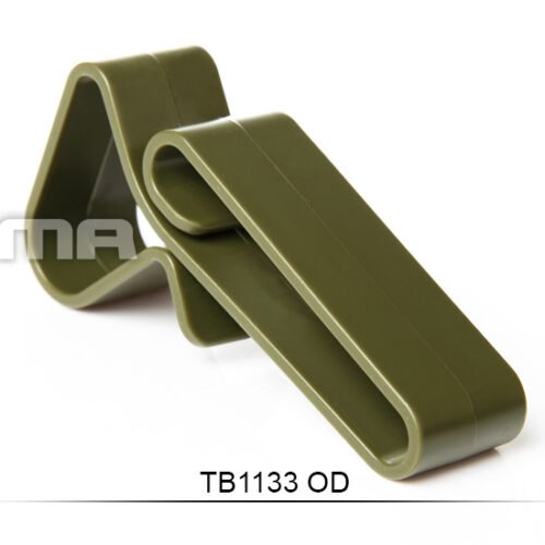 FMA ABS Universal Hook / Hanger for MOLLE and Belt, 3 pcs - Green
