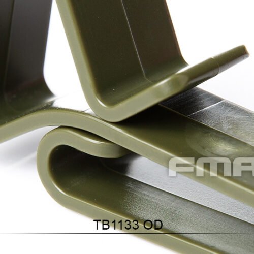 FMA ABS Universal Hook / Hanger for MOLLE and Belt, 3 pcs - Green