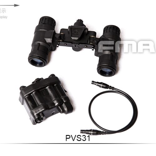 FMA PVS-31 NVG Dummy Replica, with LED Illumination - Black