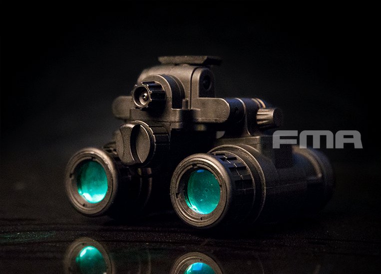 FMA PVS-31 NVG Dummy Replica, with LED Illumination - Black
