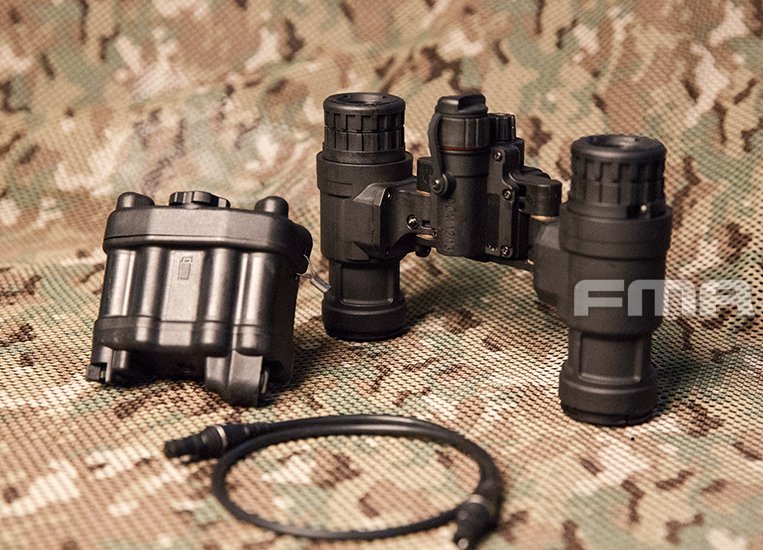 FMA PVS-31 NVG Dummy Replica, with LED Illumination - Black