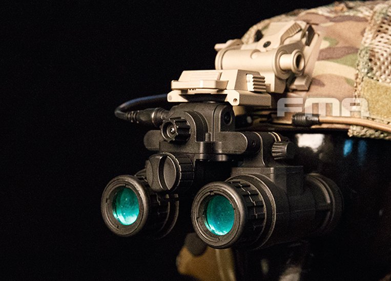 FMA PVS-31 NVG Dummy Replica, with LED Illumination - Black