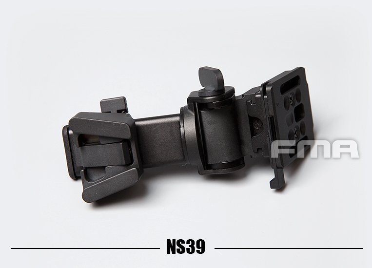 FMA NOROTOS CNC Helmet Mount for NVG PVS-15 / 18 - Black