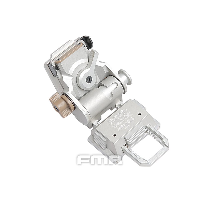 FMA CNC L4G24 Helmet Mount for NVG PVS-15 / 18 - Silver