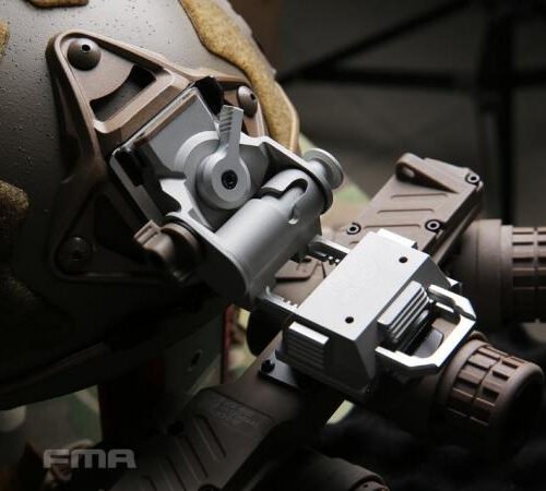 FMA CNC L4G24 Helmet Mount for NVG PVS-15 / 18 - Silver