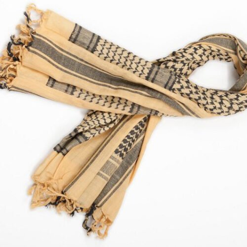 MIL-TEC Palestine / Shemagh 110x110 cm - Tan / Black