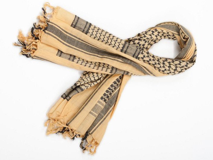 MIL-TEC Palestine / Shemagh 110x110 cm - Tan / Black