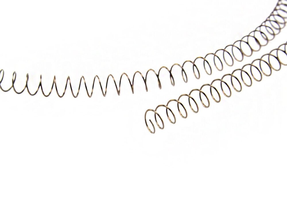 Reinforced spring for low capacity magazines