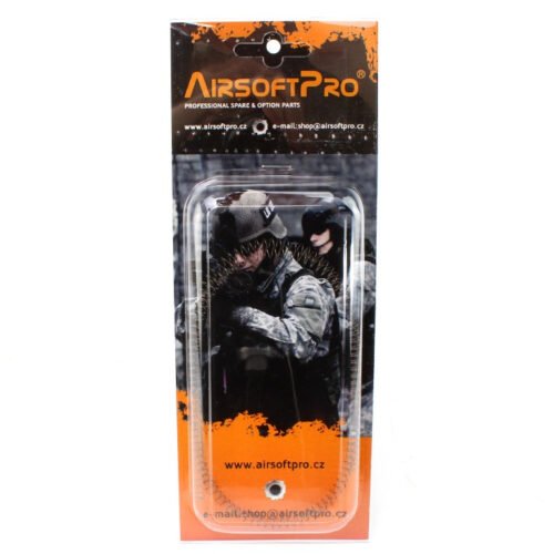 Reinforced spring for low capacity magazines