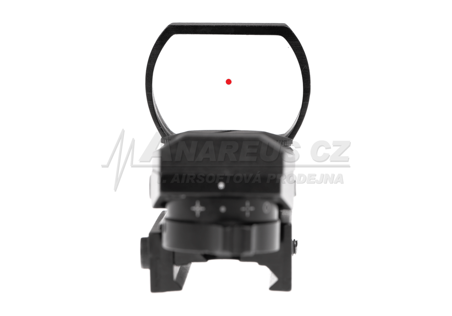RDG Multi Reticle Red Dot 20x33 mm, red - Black
