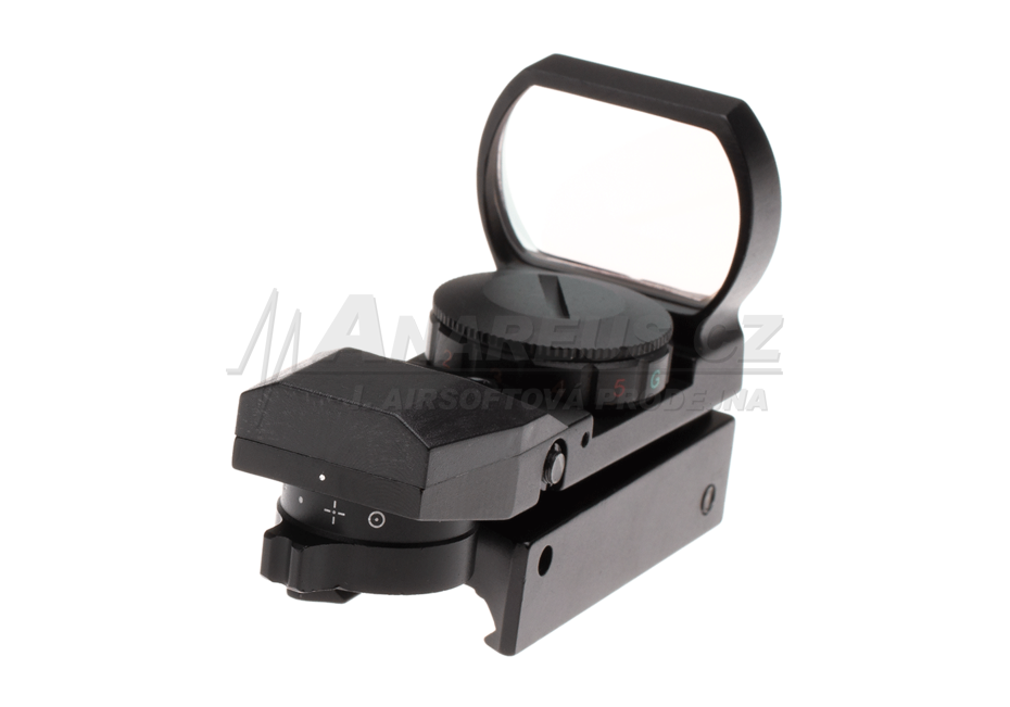 RDG Multi Reticle Red Dot 20x33 mm, red - Black