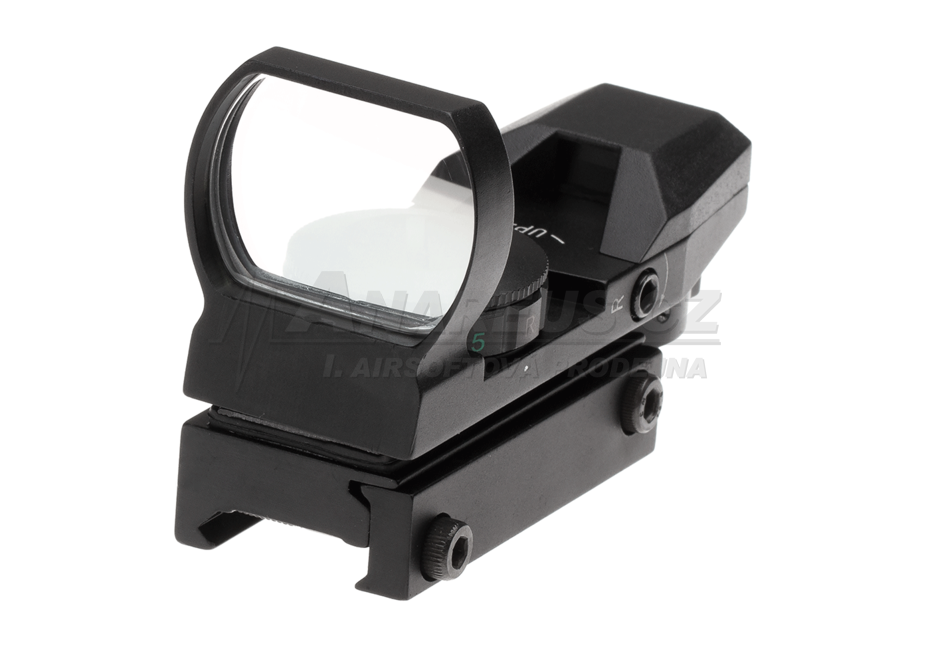 RDG Multi Reticle Red Dot 20x33 mm, red - Black