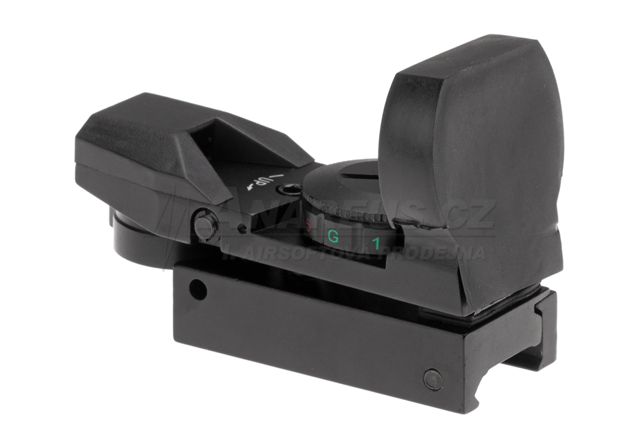 RDG Multi Reticle Red Dot 20x33 mm, red - Black