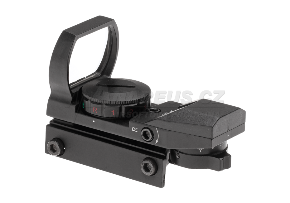 RDG Multi Reticle Red Dot 20x33 mm, red - Black