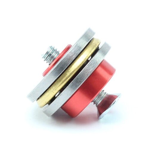 Washer, screw and thrust bearing for piston heads