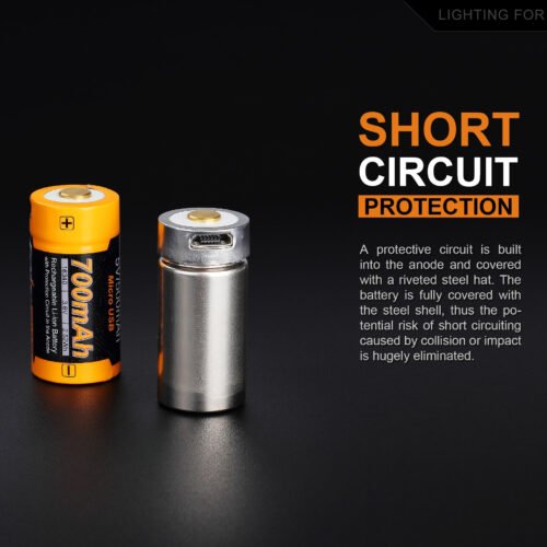 Charging battery Fenix RCR123A / 16340 High Current (Li-ion)