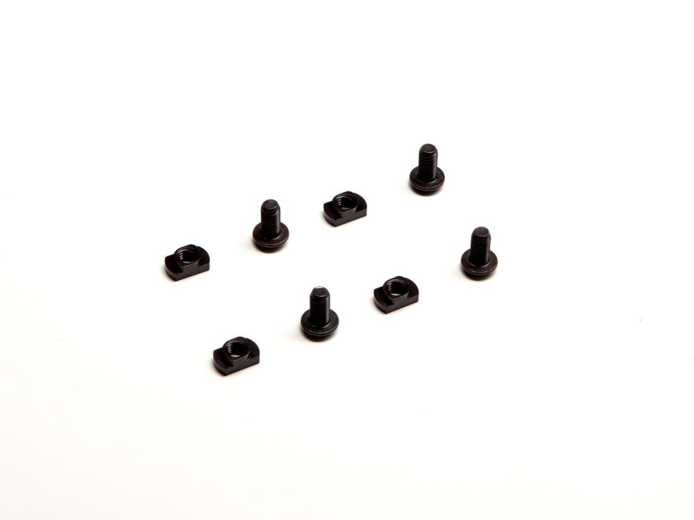 ASG Metal RIS Rail M-RAIL for M-LOK, 7 Slots / 80 mm (2 Pieces) - Black