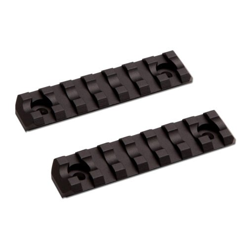 ASG Metal RIS Rail M-RAIL for M-LOK, 7 Slots / 80 mm (2 Pieces) - Black