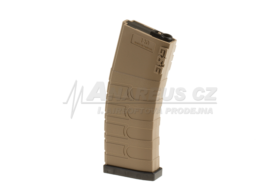 G a G Magazine M4 Midcap 120rds, FDE/BK