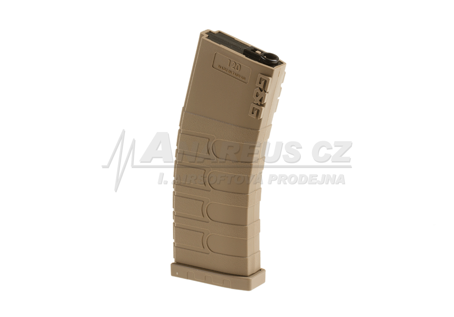 G a G Magazine M4 Midcap 120rds, Dark Earth