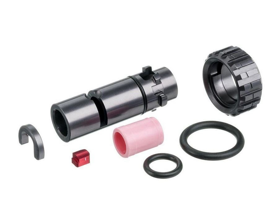 ML CNC Aluminum Hop-up Chamber for GHK 553 GBB - Black