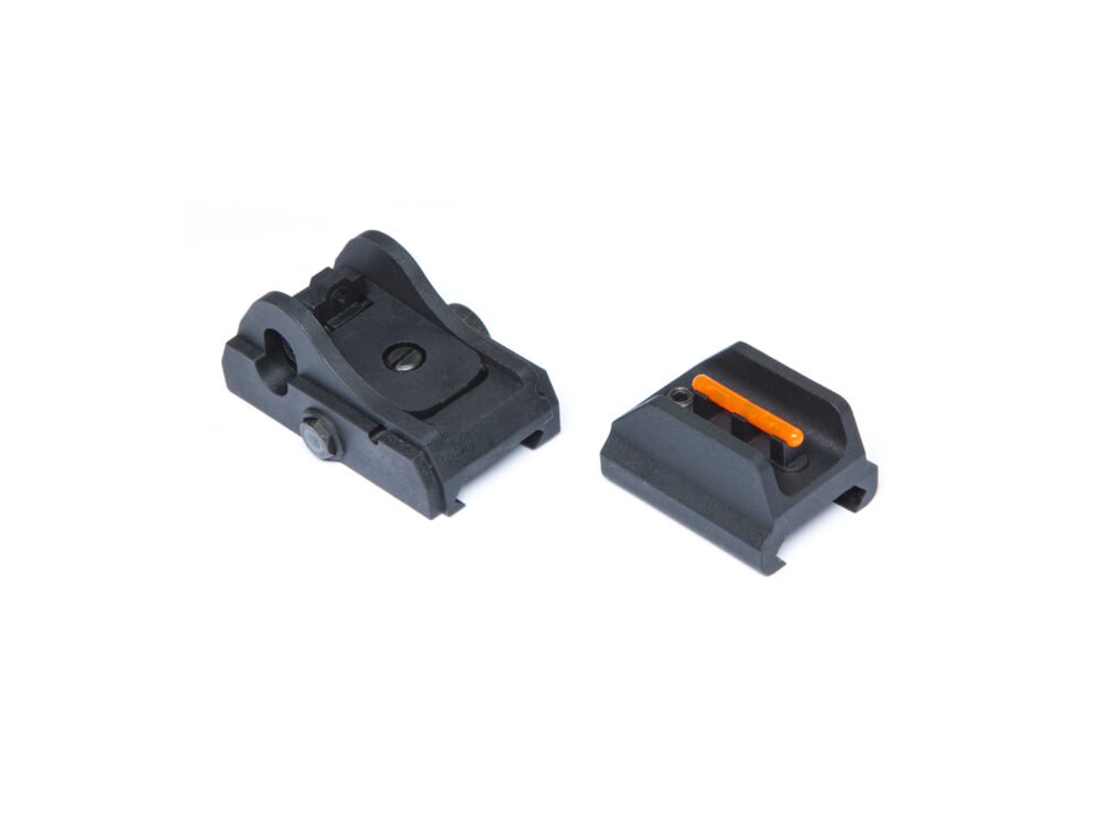 ASG Front and Rear RIS Rail Sight CZ Scorpion EVO 3 - Black